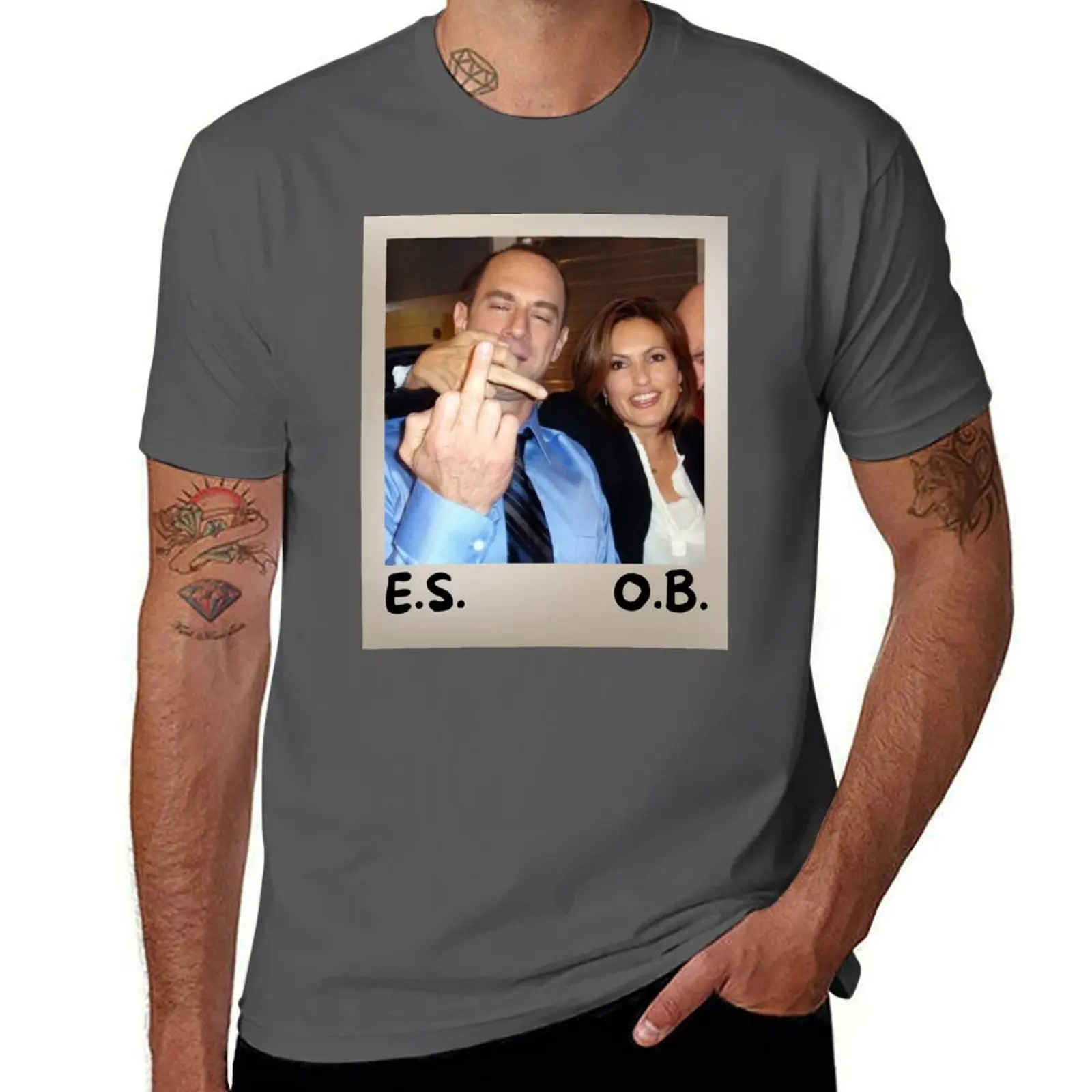 Elliot Stabler And Olivia Benson Actors and musicians giving the middle finger meme T-Shirt Casual Everyday Short Sleeve T-Shirt
Elliot Stabler And Olivia Benson Actors and musicians giving the middle finger meme T-Shirt Casual Everyday Short Sleeve T-Shirt