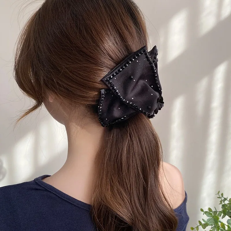 Elegant Large Rhinestones Bow Hair Claw Crab Pearls Hairpins Women Girls Sweet Hair Ornament Hair Clips Fashion Hair Accessories
Elegant Large Rhinestones Bow Hair Claw Crab Pearls Hairpins Women Girls Sweet Hair Ornament Hair Clips Fashion Hair Accessories