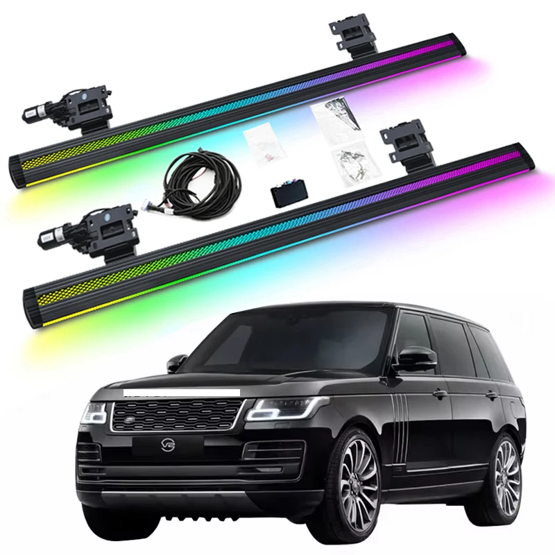 LED Colorful Lighting Electric Power Running Board Electric Side Steps for Land Rover Range Rover P400e 2018+
LED Colorful Lighting Electric Power Running Board Electric Side Steps for Land Rover Range Rover P400e 2018+