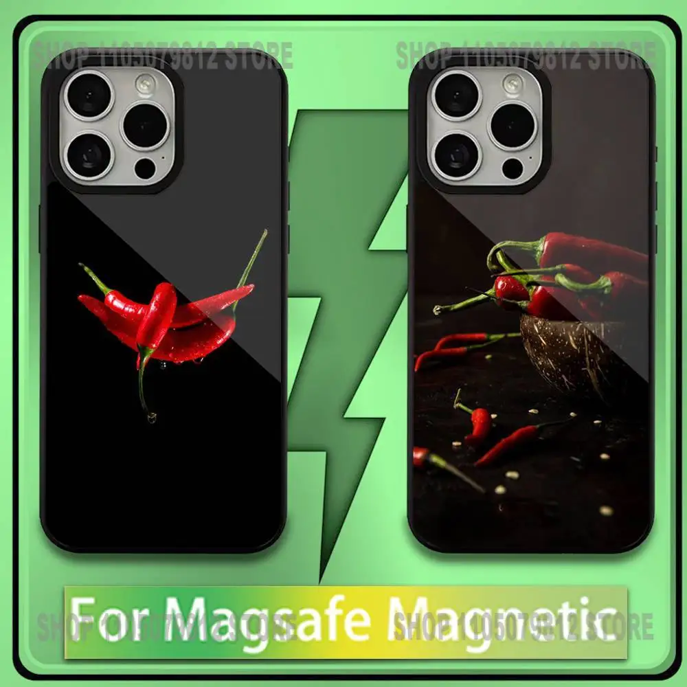 Spicy Red Chili Peppers Phone Case For iPhone17,16,15,14,13,12,11,Plus,Pro,Max,Mini Soft Magesafe Magnetic Wireless Charge
Spicy Red Chili Peppers Phone Case For iPhone17,16,15,14,13,12,11,Plus,Pro,Max,Mini Soft Magesafe Magnetic Wireless Charge
