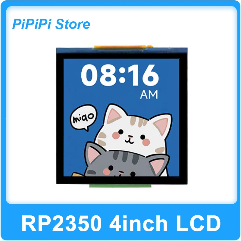 RP2350 4inch Display Development Board, 480×480 IPS Panel Display, 65K Color, Dual-core & Dual-architecture Design, Optional For
RP2350 4inch Display Development Board, 480×480 IPS Panel Display, 65K Color, Dual-core & Dual-architecture Design, Optional For