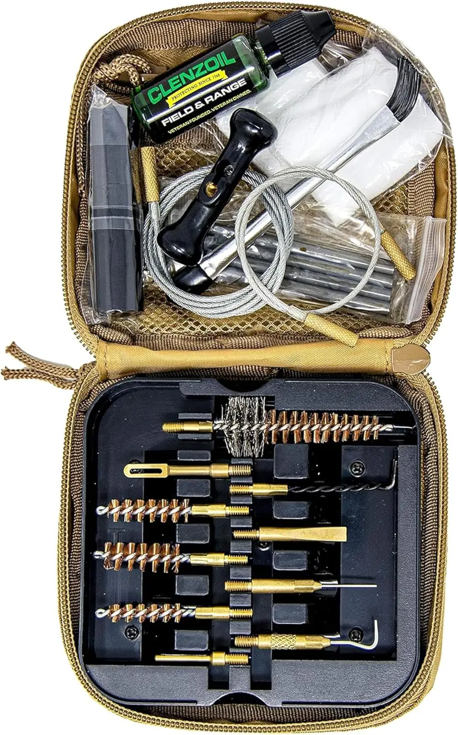 Multi-Caliber Gun Cleaning Kit for .223, 5.56mm, 9mm, .380, .300, 7.62mm | Rifle & Pistol | CLP, Brushes, Patches, Tools
Multi-Caliber Gun Cleaning Kit for .223, 5.56mm, 9mm, .380, .300, 7.62mm | Rifle & Pistol | CLP, Brushes, Patches, Tools
