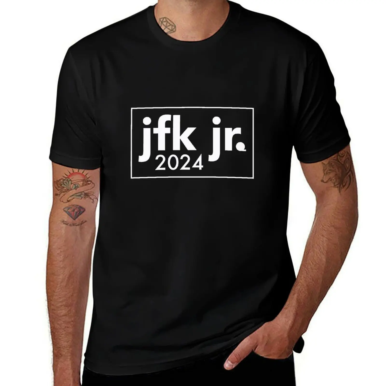JFK Jr 2024 - John F Kennedy for President T-Shirt Big and Tall Basic Tee Shirt
JFK Jr 2024 - John F Kennedy for President T-Shirt Big and Tall Basic Tee Shirt