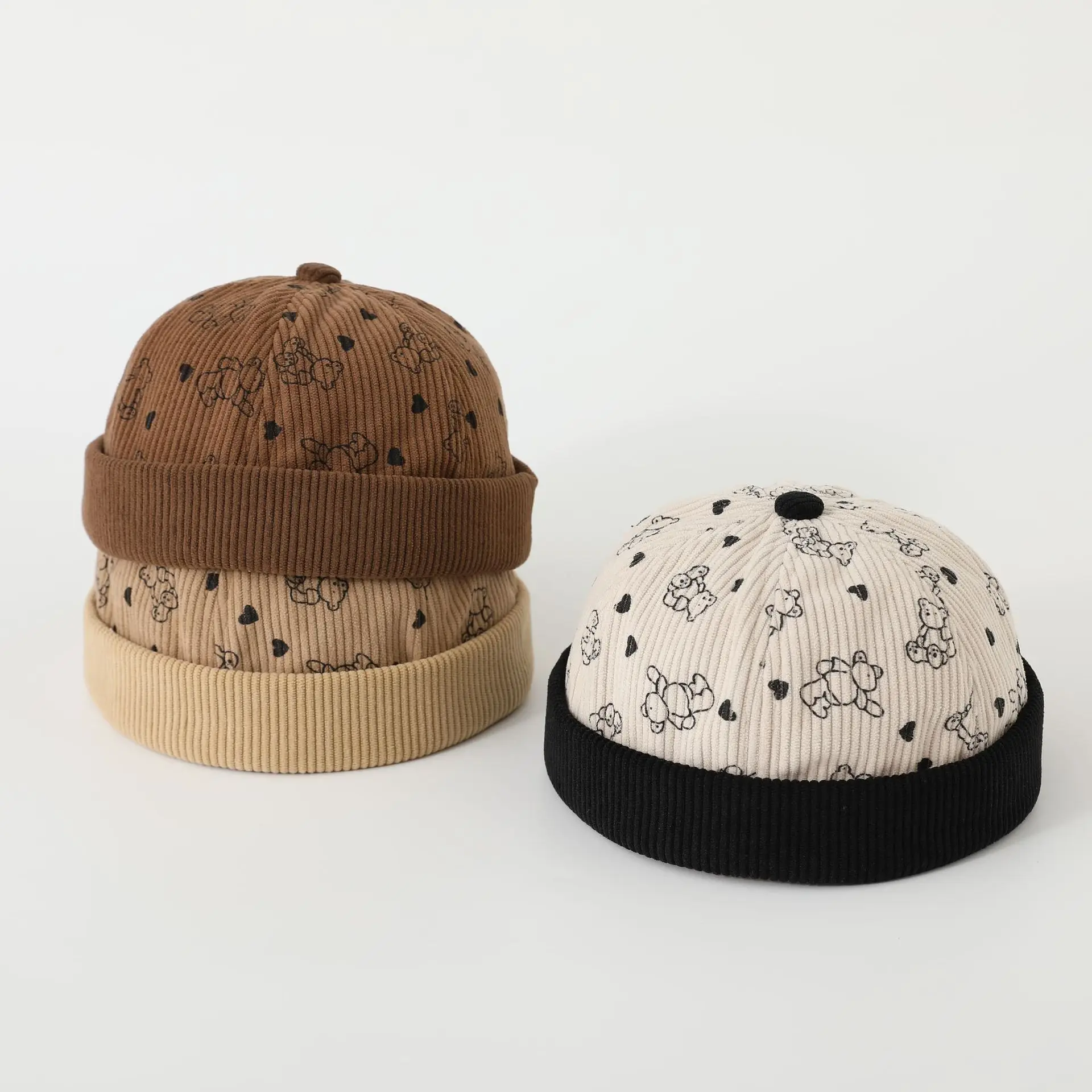 Cartoon Bear Printed Baby Brimless Hat Adjustable Kids Beanie Hat Girls Hip Hop Caps Harajuku Cool Hat For Girls Children
Cartoon Bear Printed Baby Brimless Hat Adjustable Kids Beanie Hat Girls Hip Hop Caps Harajuku Cool Hat For Girls Children