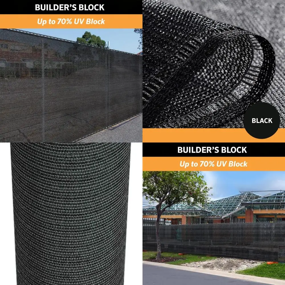 Сверхмощная устойчивая к разрыву теневая ткань для экранов конфиденциальности, ограждения и защиты от ветра — 12 x 50 футов, черная
Сверхмощная устойчивая к разрыву теневая ткань для экранов конфиденциальности, ограждения и защиты от ветра — 12 x 50 футов, черная