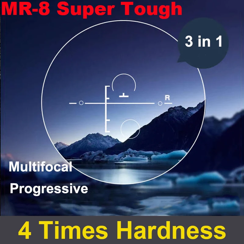 Super Tough Progressive Multifocal Prescription Lenses 1.56-1.74 Men Women 4 Times Hardness Thin Optics Lenses Anti Blue Light
Super Tough Progressive Multifocal Prescription Lenses 1.56-1.74 Men Women 4 Times Hardness Thin Optics Lenses Anti Blue Light