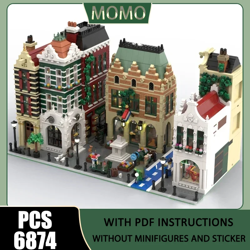 City Street View Moc Building Blocks Monument Square - Dutch Quarter Model Technology Bricks DIY Assembly Construstion Gift Toys
City Street View Moc Building Blocks Monument Square - Dutch Quarter Model Technology Bricks DIY Assembly Construstion Gift Toys