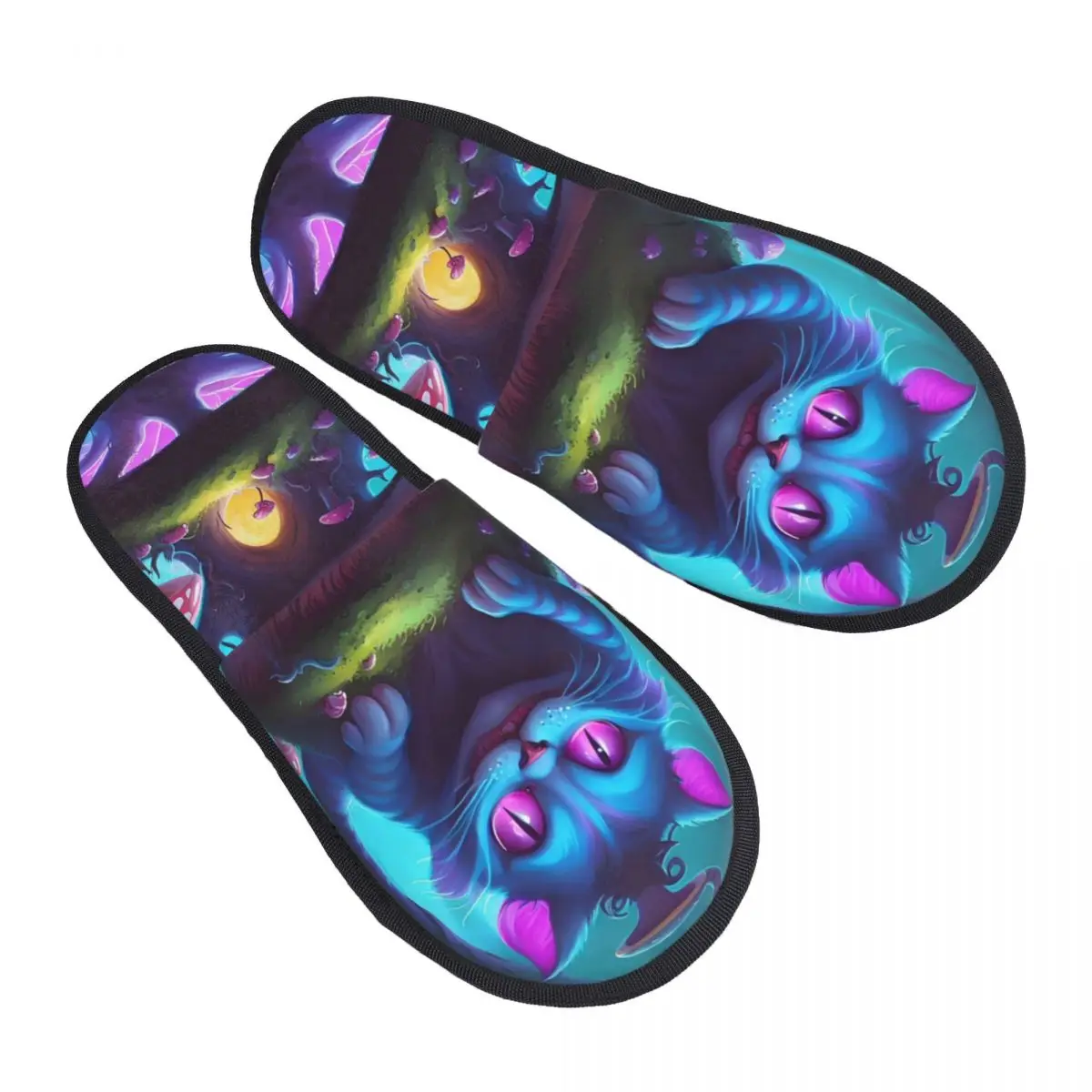 Custom Cheshire Cat Cozy Scuff With Memory Foam Slippers Women Cat Manga Bedroom House Shoes
Custom Cheshire Cat Cozy Scuff With Memory Foam Slippers Women Cat Manga Bedroom House Shoes