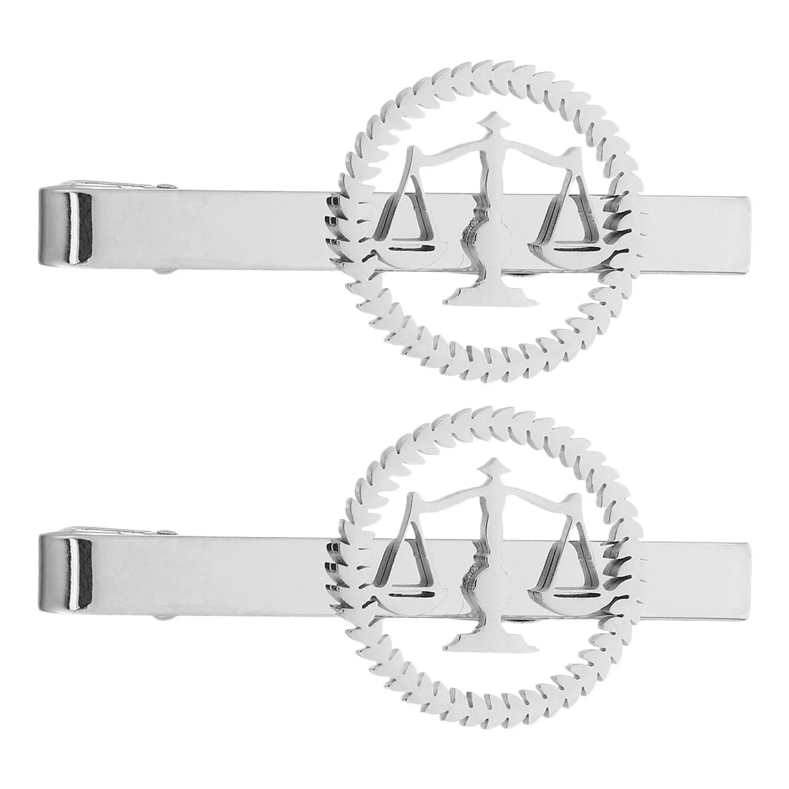 2Pcs Silver Steel Scale of Justice Tie Clip Lawyer Tie Pin Business Wedding Law School Men Accessory Lawyer Accessories for Men
2Pcs Silver Steel Scale of Justice Tie Clip Lawyer Tie Pin Business Wedding Law School Men Accessory Lawyer Accessories for Men