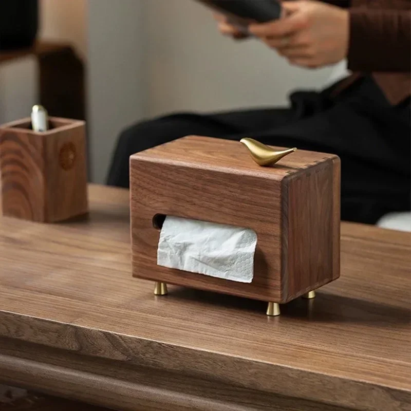 Black Walnut Tissue Box, Light Luxury Kitchen Storage Supplies, Desktop Solid Wood Napkin Holder, Creative Car Tissue Box
Black Walnut Tissue Box, Light Luxury Kitchen Storage Supplies, Desktop Solid Wood Napkin Holder, Creative Car Tissue Box