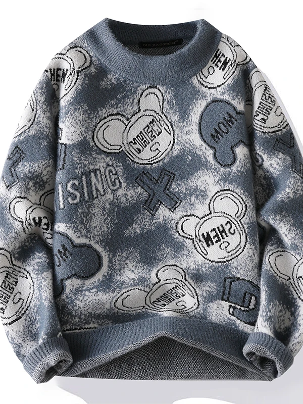 Men's Thiened Mink Sweater Inner Wear Base Layer Knitted irt Autumn Winter New Sle Teenage Student Casual Faion Warmth
Men's Thiened Mink Sweater Inner Wear Base Layer Knitted irt Autumn Winter New Sle Teenage Student Casual Faion Warmth