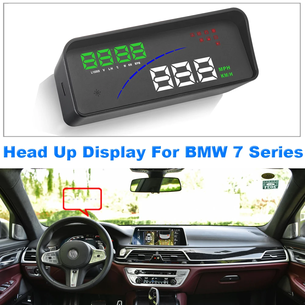 Автомобильный проекционный дисплей HUD для BMW 7 серии F01/F02/F03/F04/G11/G12 2009-2021, автомобильные аксессуары, безопасный экран для вождения, Plug & Play
Автомобильный проекционный дисплей HUD для BMW 7 серии F01/F02/F03/F04/G11/G12 2009-2021, автомобильные аксессуары, безопасный экран для вождения, Plug & Play