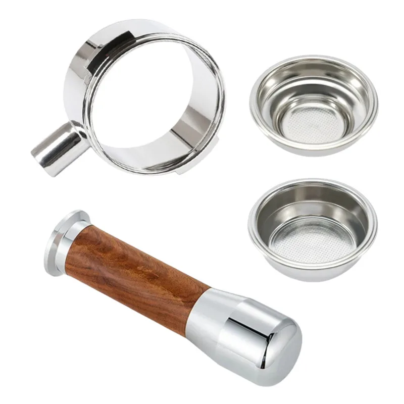 58mm Bottomless Portafilter with Stainless Steel Handle For Welhome KD310/330/210S/210 S2/230/270/320/410/510 WPM Coffee Maker
58mm Bottomless Portafilter with Stainless Steel Handle For Welhome KD310/330/210S/210 S2/230/270/320/410/510 WPM Coffee Maker