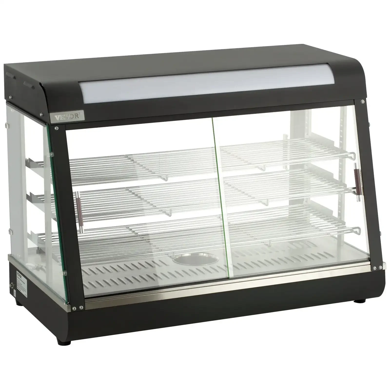 Commercial Food Warmer Display, 3 Tiers, 1800W Pizza Warmer w/ 3D Heating 3-Color Lighting Bottom Fan
Commercial Food Warmer Display, 3 Tiers, 1800W Pizza Warmer w/ 3D Heating 3-Color Lighting Bottom Fan