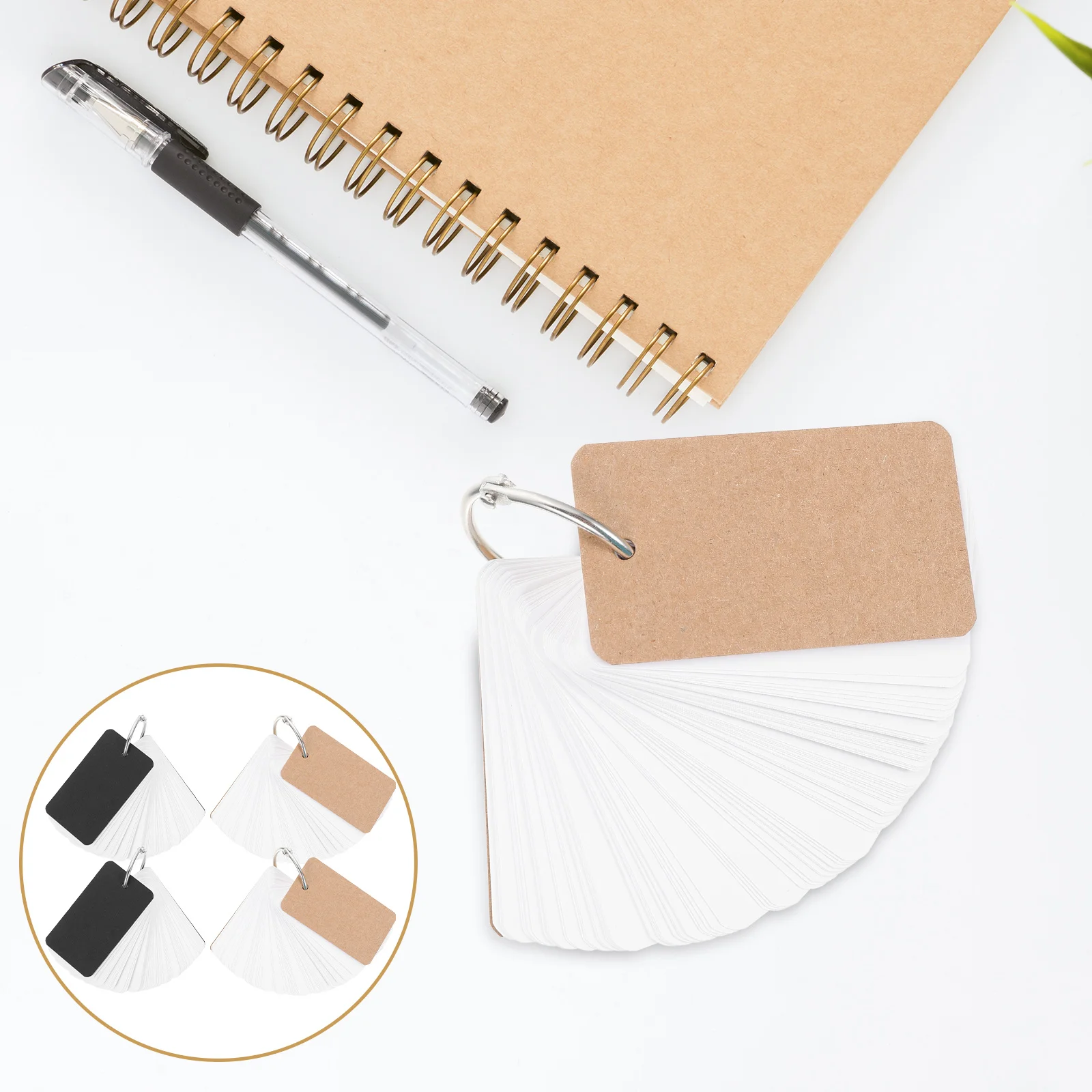 4 Sets Portable Index Cards Memory Note Blank Learning Handwriting School Child Flash
4 Sets Portable Index Cards Memory Note Blank Learning Handwriting School Child Flash