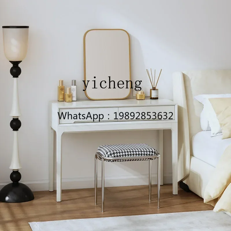 GZ minimalist solid wood dresser bedroom modern simple small apartment makeup table
GZ minimalist solid wood dresser bedroom modern simple small apartment makeup table