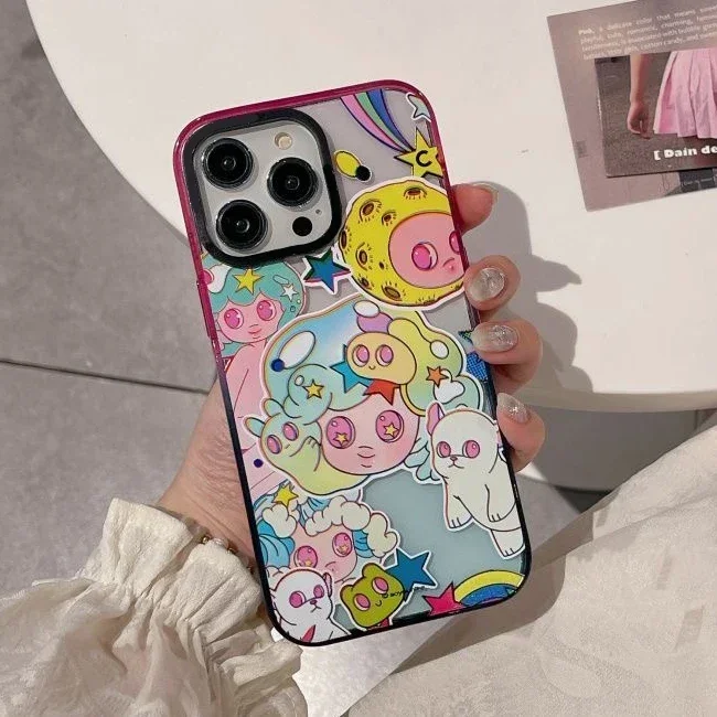 Cartoon Cute Big Eyes Girl 2.0 Acrylic Colorful Border Phone Case Cover for iPhone 11 12 13 14 15 Pro Max Case
Cartoon Cute Big Eyes Girl 2.0 Acrylic Colorful Border Phone Case Cover for iPhone 11 12 13 14 15 Pro Max Case
