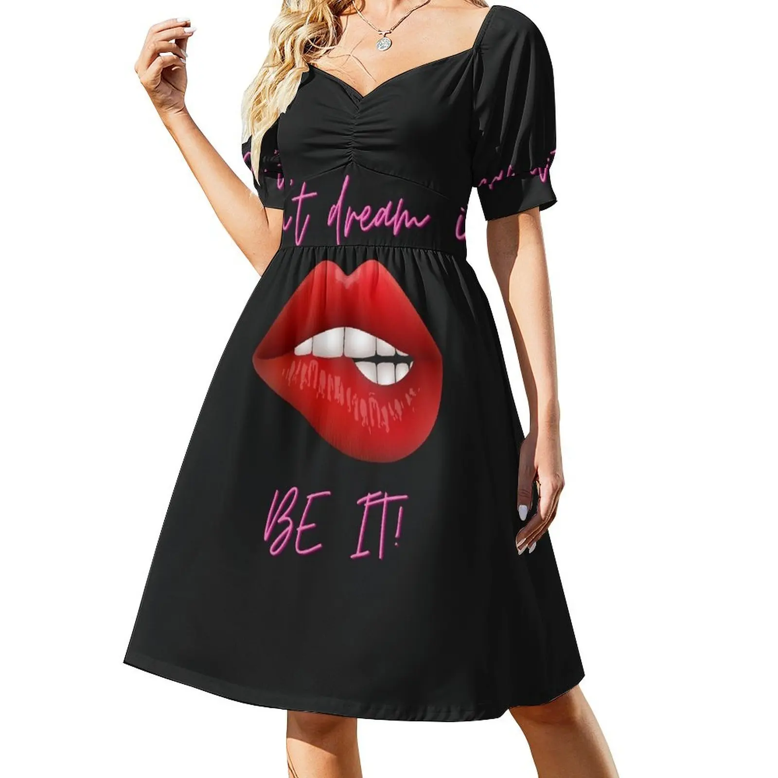 Don't Dream it, Be It picture show musical Short Sleeved Dress dress korean style Long dresses Dress
Don't Dream it, Be It picture show musical Short Sleeved Dress dress korean style Long dresses Dress