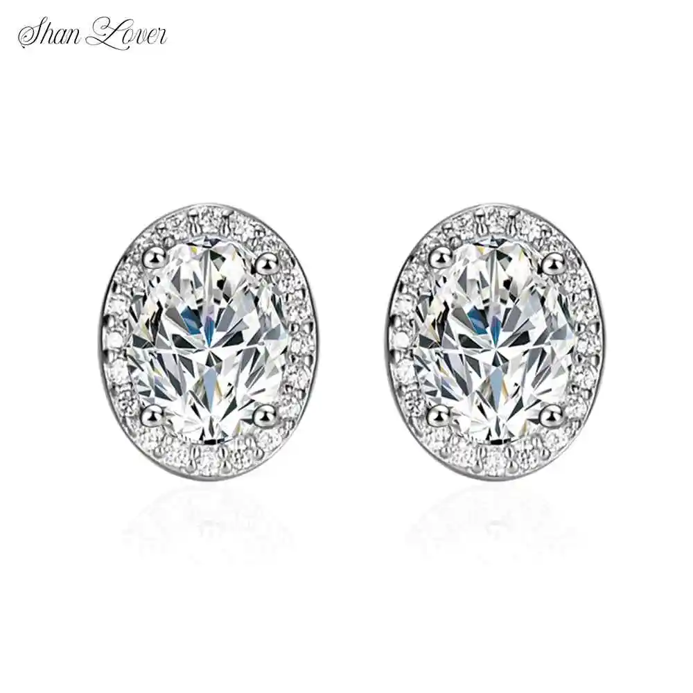 ShanLover Brand MST Top Grade Moissanite Stud Earrings for Women S 925 Sterling Silver 1.5ct 6*8mm Oval Diamond Earrings Jewelry
ShanLover Brand MST Top Grade Moissanite Stud Earrings for Women S 925 Sterling Silver 1.5ct 6*8mm Oval Diamond Earrings Jewelry