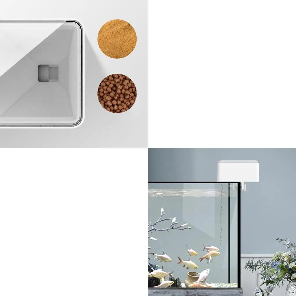User-Friendly Automatic Fish Feeder for Aquarium with LED Display and Timer
User-Friendly Automatic Fish Feeder for Aquarium with LED Display and Timer
