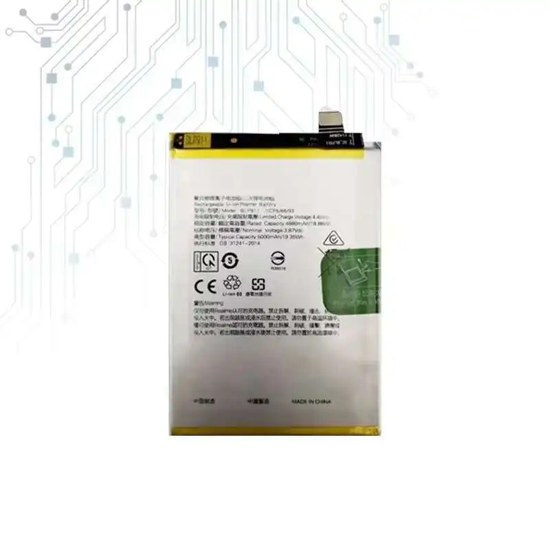 Сменный аккумулятор BLP911 для OPPO Realme V25/Realme 9i Realme 9 Pro 9Pro/Reno 8/8 Pro
Сменный аккумулятор BLP911 для OPPO Realme V25/Realme 9i Realme 9 Pro 9Pro/Reno 8/8 Pro