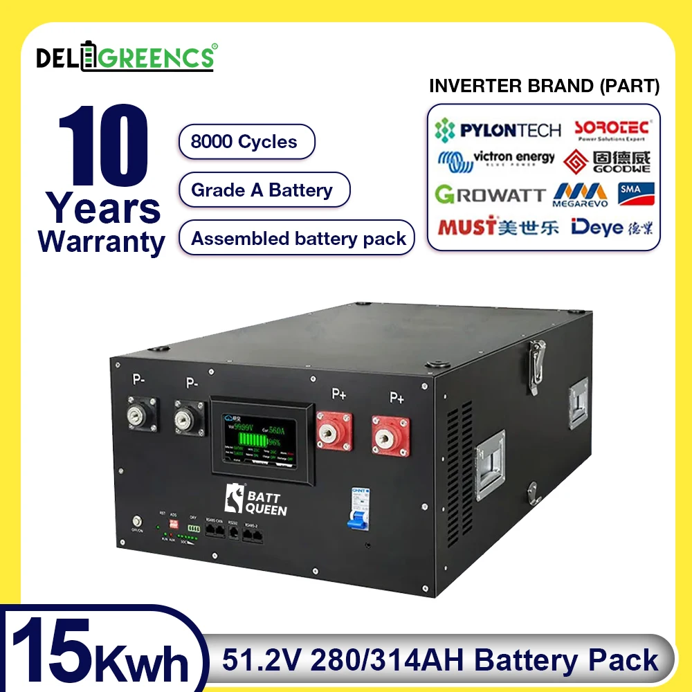 Seplos3.0 Pre-assembled 15Kwh LiFePO4 Battery Pack Akku 51.2V Lithium 48V MB31 EVE314 EVE280 16S 200A BMS 8000 Cycle CAN RS485
Seplos3.0 Pre-assembled 15Kwh LiFePO4 Battery Pack Akku 51.2V Lithium 48V MB31 EVE314 EVE280 16S 200A BMS 8000 Cycle CAN RS485