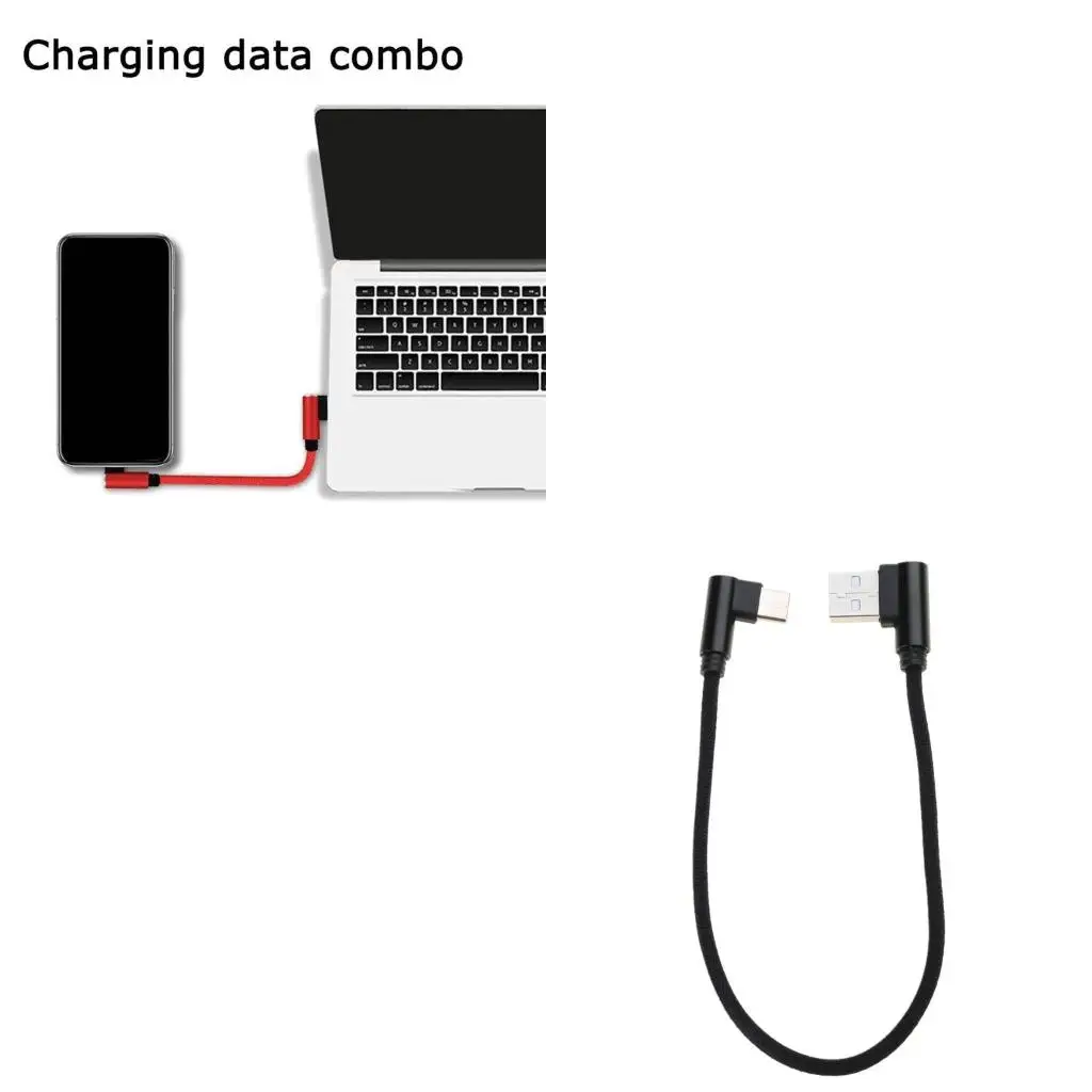 0.25m Double Elbow Type c Data Cable 90° Fast Charging Cable Data Line
0.25m Double Elbow Type c Data Cable 90° Fast Charging Cable Data Line