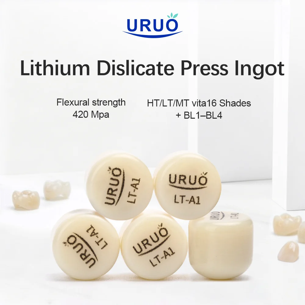 10pcs/2Box Dental Press Ingots for CAD CAM Casting Materials LT/HT for Extra-thin Veneer Crown Dentistry Restorative Material
10pcs/2Box Dental Press Ingots for CAD CAM Casting Materials LT/HT for Extra-thin Veneer Crown Dentistry Restorative Material
