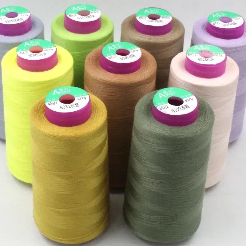 40S/2 Polyester Sewing Thread 3000m Garment Sewing Machine Cotton Thread Several Colors Thin Threads 0.15mm for Household Work 
40S/2 Polyester Sewing Thread 3000m Garment Sewing Machine Cotton Thread Several Colors Thin Threads 0.15mm for Household Work