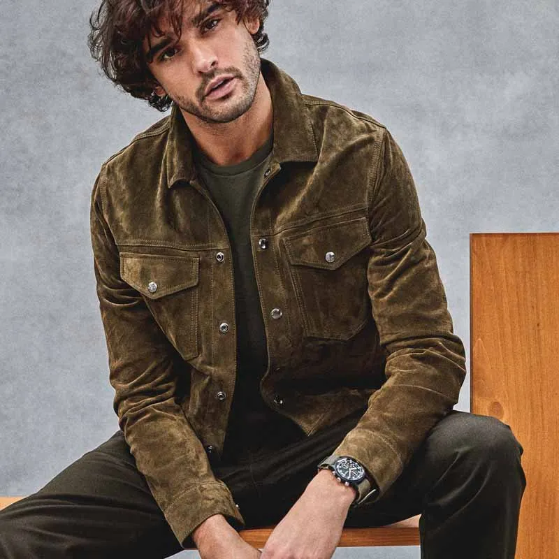 Men's Retro jacketCross-Century American Retro Distressed Workwear Jacket Corduroy Safari Jacket Men's Jacket
Men's Retro jacketCross-Century American Retro Distressed Workwear Jacket Corduroy Safari Jacket Men's Jacket