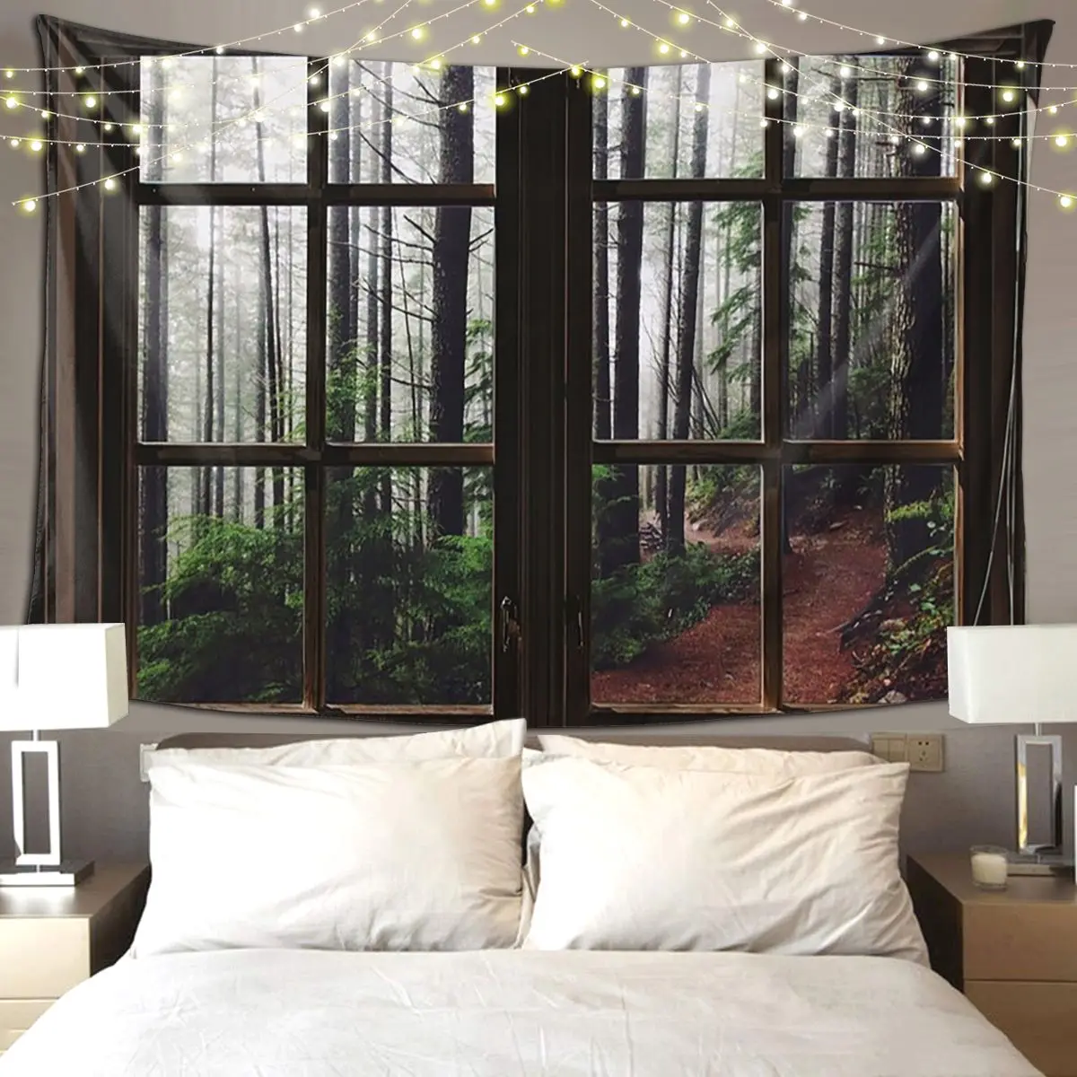 Гобелен с лесным окном, забавный настенный гобелен, эстетическое украшение дома, гобелены для гостиной, спальни, общежития
Гобелен с лесным окном, забавный настенный гобелен, эстетическое украшение дома, гобелены для гостиной, спальни, общежития