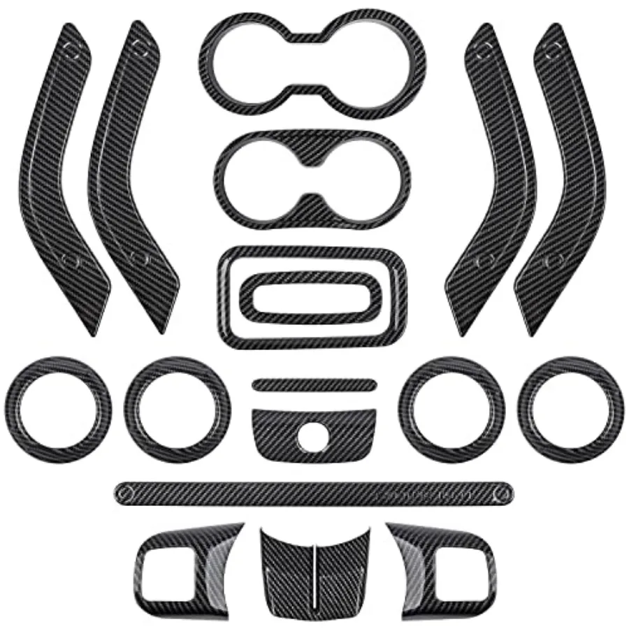 18 PCS Full Set Interior Decoration Trim Kit Steering Wheel Center Console Door Handle Air Conditioning Vent Cup Holder Gear Co
18 PCS Full Set Interior Decoration Trim Kit Steering Wheel Center Console Door Handle Air Conditioning Vent Cup Holder Gear Co