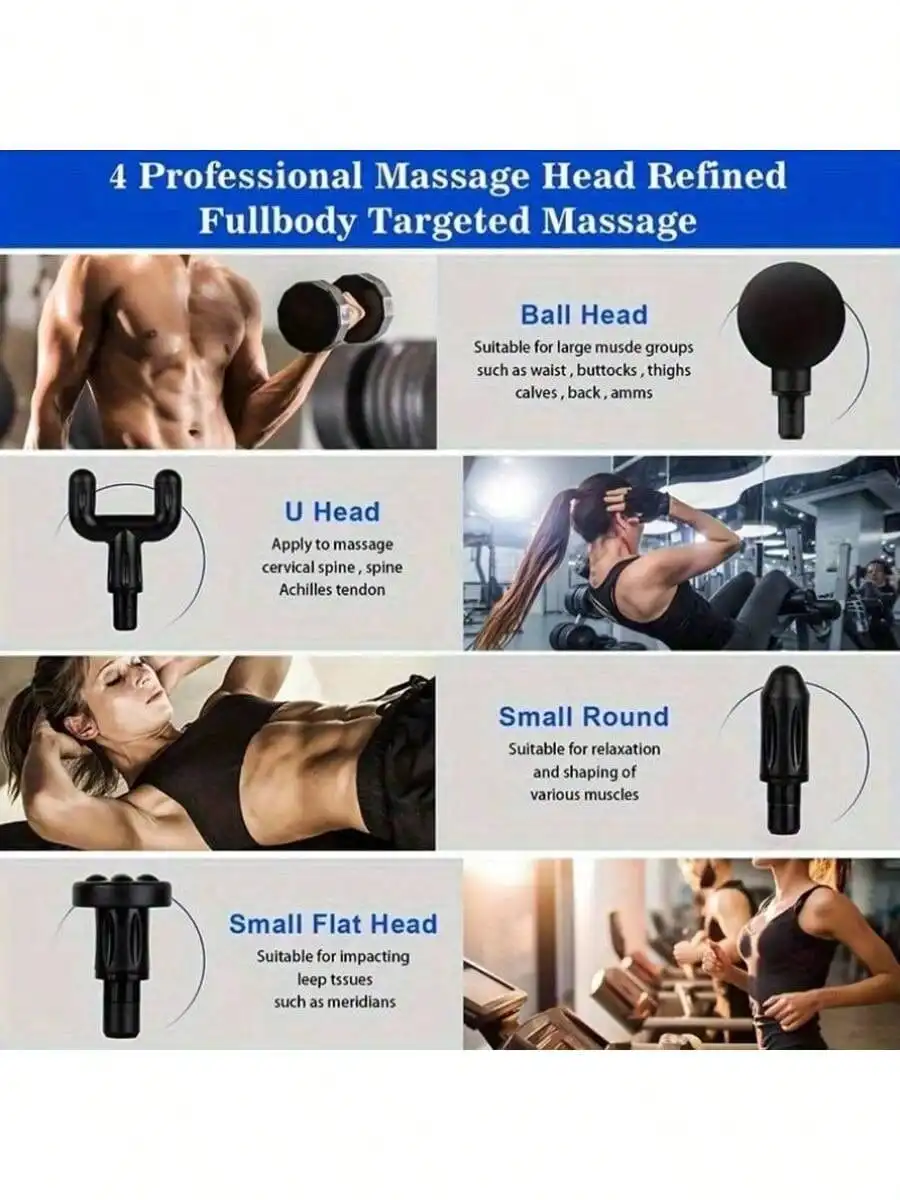 Mini Portable Electric Massage Gun, Back Massager,Personal Massager,Compact Travel Tool, Smart LCD Touchscreen, 6-Speed Adjustab
Mini Portable Electric Massage Gun, Back Massager,Personal Massager,Compact Travel Tool, Smart LCD Touchscreen, 6-Speed Adjustab