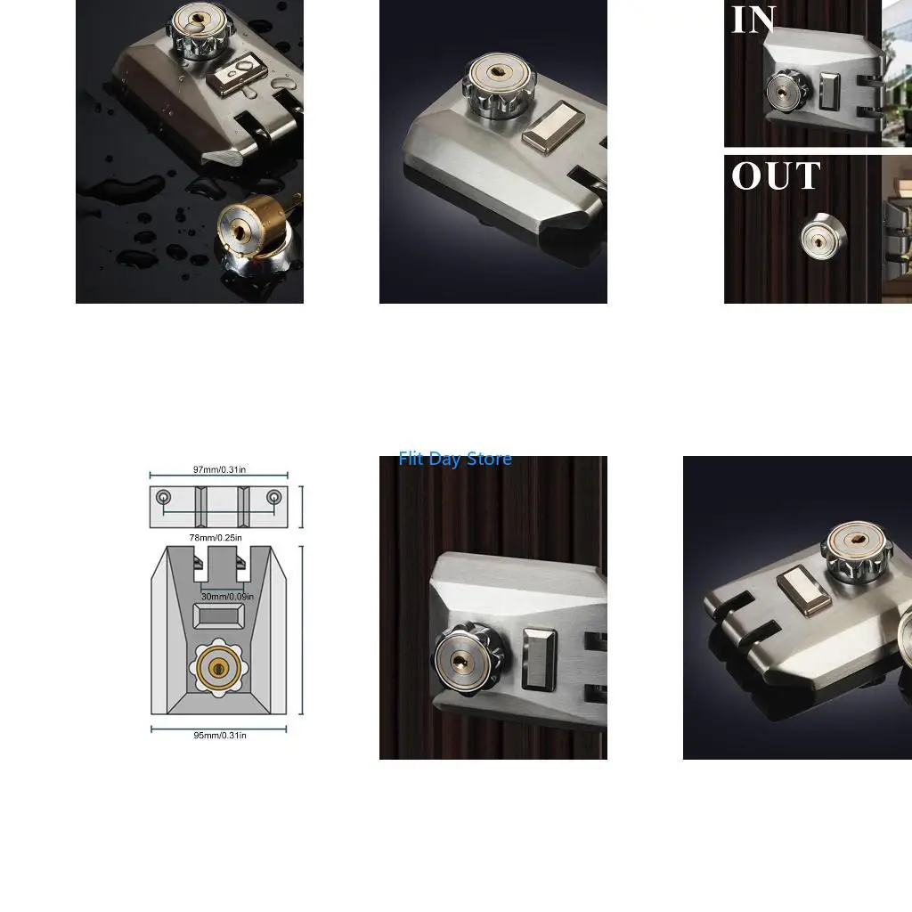 F92C AntiTheft Door Lock with Single Cylinder Exterior Door Gate Lock Enduring
F92C AntiTheft Door Lock with Single Cylinder Exterior Door Gate Lock Enduring