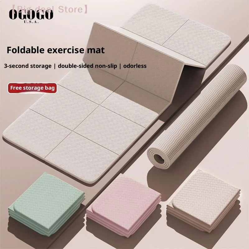 【M】4mm Thick TPE Foldable Yoga Mat 183*61cm Easy Storage For Travel Yoga Pilates Home Exercise Floor Mat
【M】4mm Thick TPE Foldable Yoga Mat 183*61cm Easy Storage For Travel Yoga Pilates Home Exercise Floor Mat