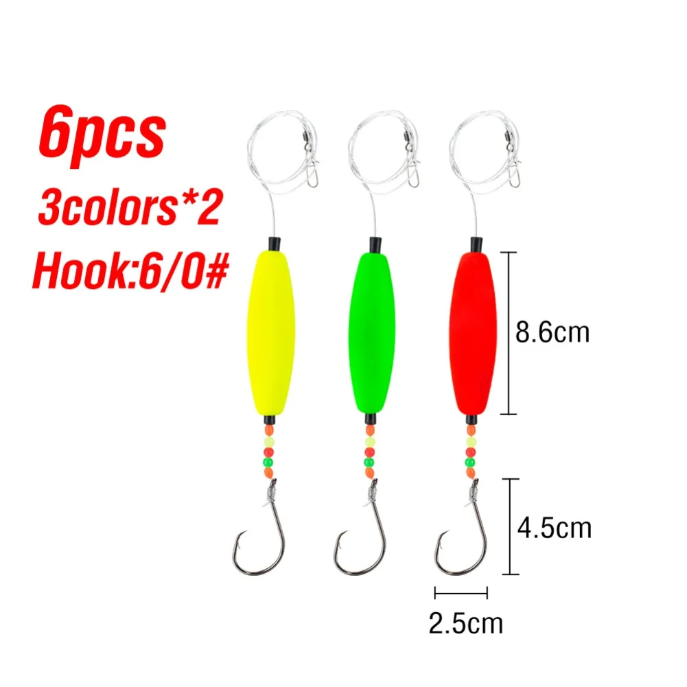 European Float Rig with Hooks EVA Foam Float Stainless Steel Connectors and Luminous Beads for Fishing Conditions and Species
European Float Rig with Hooks EVA Foam Float Stainless Steel Connectors and Luminous Beads for Fishing Conditions and Species