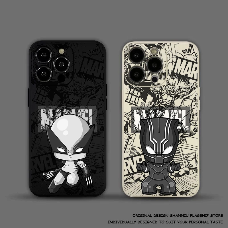 Black Panther Wolverine For iPhone 15 14 13 12 11 Pro Max Mini X XR XS Max 14 15 Plus Phone Case Funda Carcasa
Black Panther Wolverine For iPhone 15 14 13 12 11 Pro Max Mini X XR XS Max 14 15 Plus Phone Case Funda Carcasa