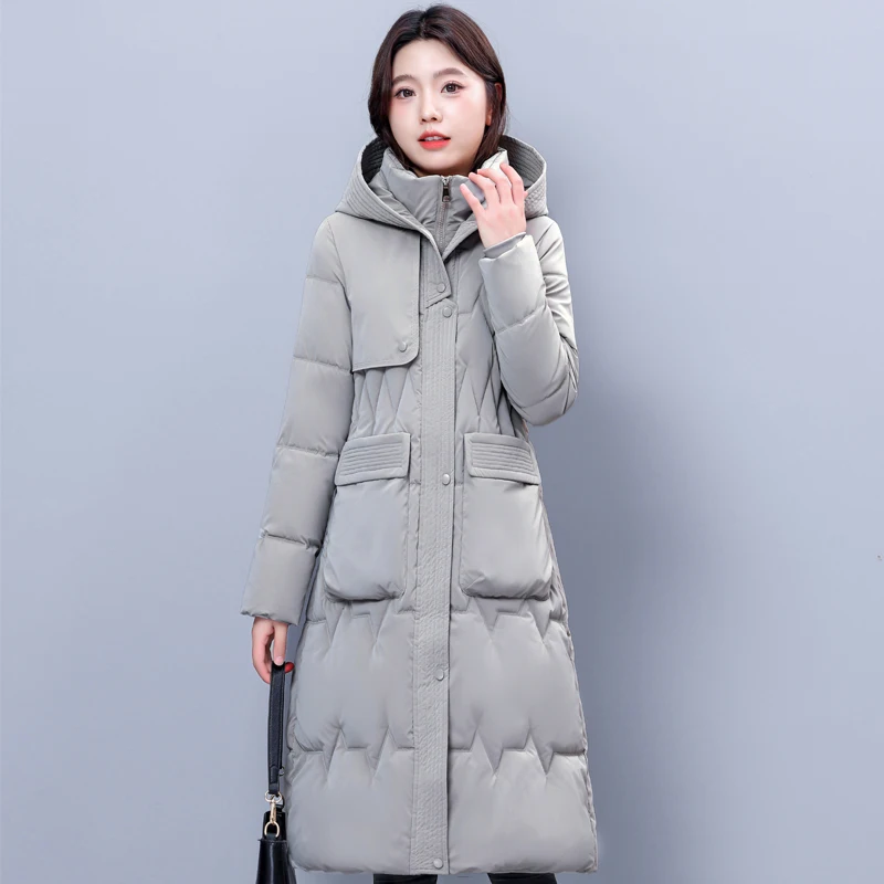 Long Parkas Woman Winter Waterproof 2023 New Fashion Thick Warm Padded Coat Ladies Korean Style Hooded Cotton Down Jackets
Long Parkas Woman Winter Waterproof 2023 New Fashion Thick Warm Padded Coat Ladies Korean Style Hooded Cotton Down Jackets