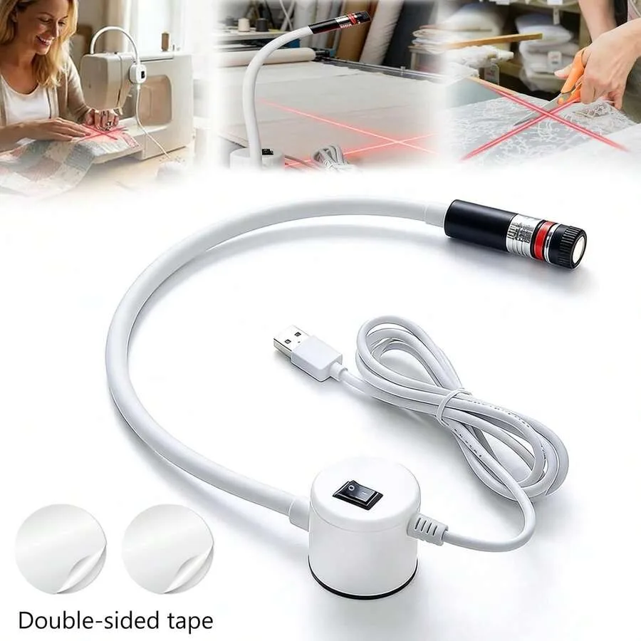 1/2pcs Sewing Machine Magnetic Positioning Light, Red Crosshair Guide Light, Sewing Straight Line Auxiliary Light, Hands-Free M
1/2pcs Sewing Machine Magnetic Positioning Light, Red Crosshair Guide Light, Sewing Straight Line Auxiliary Light, Hands-Free M