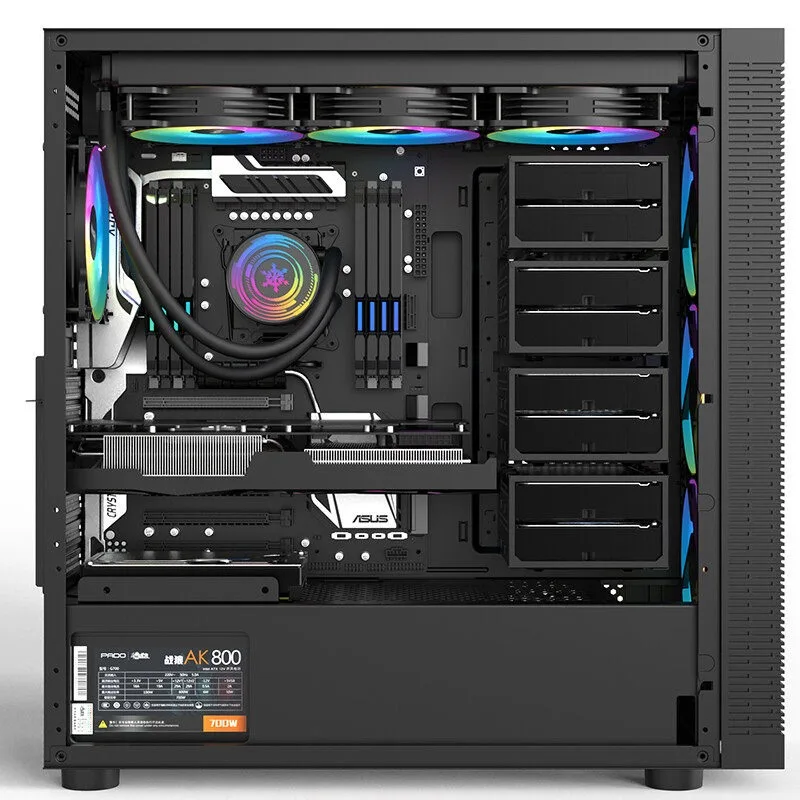 E-ATX/ATX Tower Chassis for Server, Square Vent Design Supports 7 Fans & 360mm Cooler, High-Capacity Multi-Disk
E-ATX/ATX Tower Chassis for Server, Square Vent Design Supports 7 Fans & 360mm Cooler, High-Capacity Multi-Disk