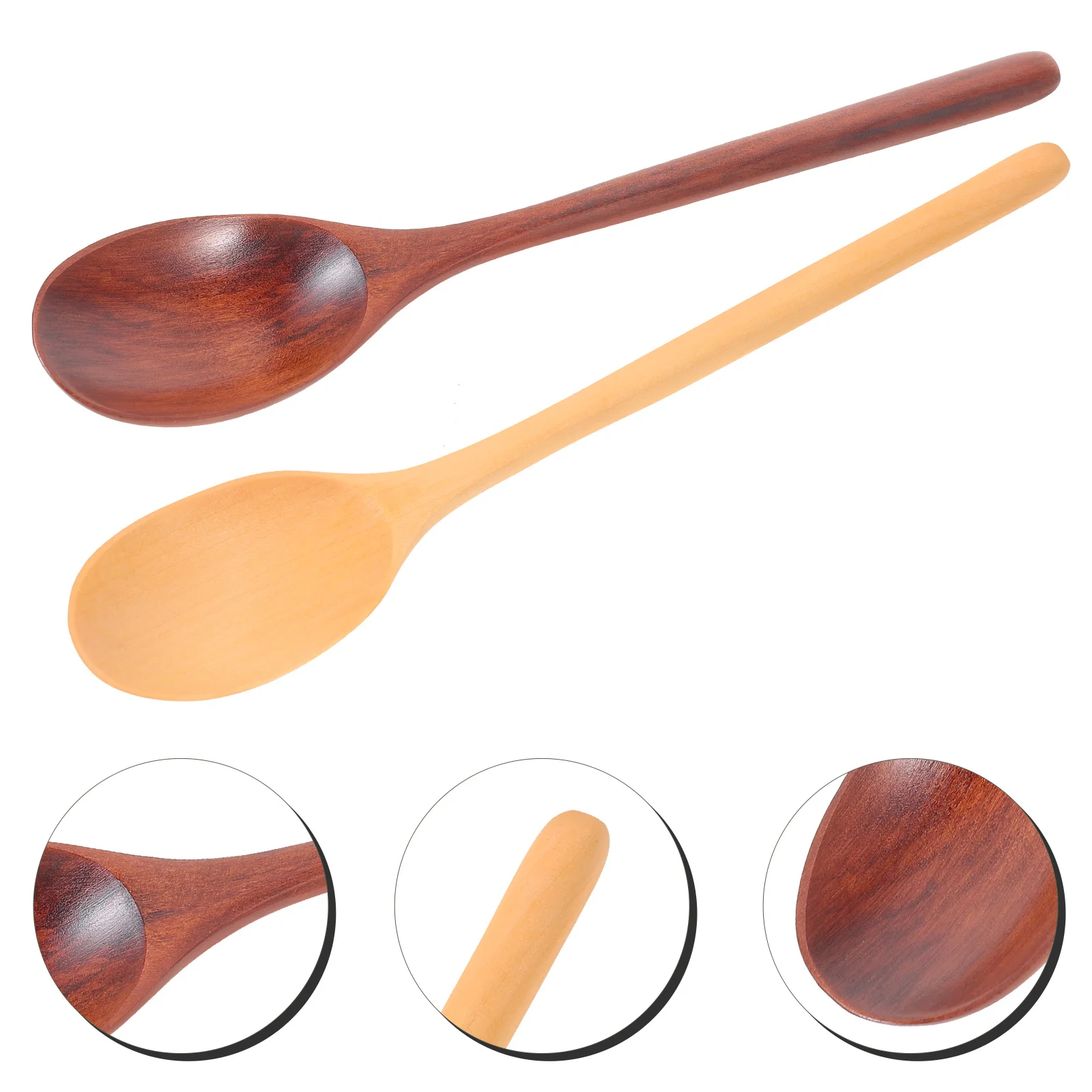 2Pcs Long Handle Wooden Spoon Soup Scoop Kitchen Utensil Multi-Function Baking Coffee Stirring Salad Serving Reusable Utensils
2Pcs Long Handle Wooden Spoon Soup Scoop Kitchen Utensil Multi-Function Baking Coffee Stirring Salad Serving Reusable Utensils