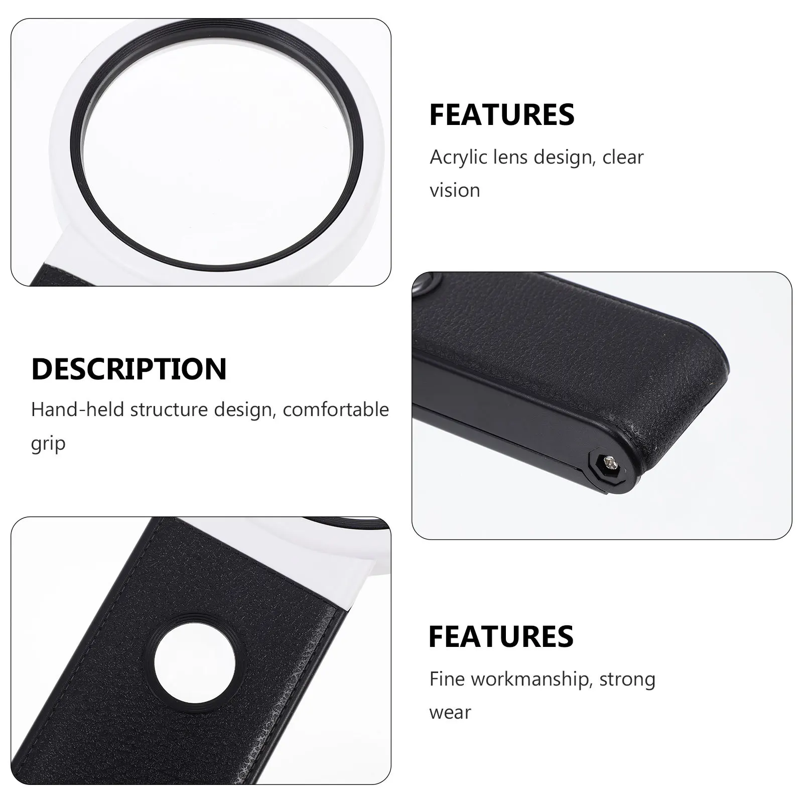 Kids Magnifying Portable Durable High Class ABS Acrylic Material Clear Vision Easy Storage Home School Use
Kids Magnifying Portable Durable High Class ABS Acrylic Material Clear Vision Easy Storage Home School Use