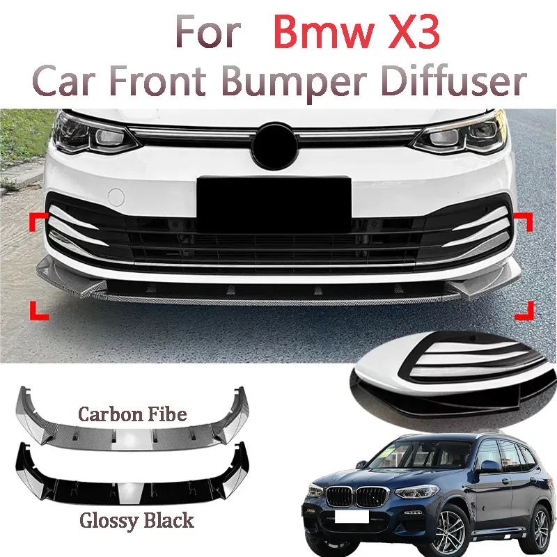 New Car Gloss Black Front Bumper Lip Chin Spoiler Splitter Body Kit For Bmw X3 2011-2016 Car Accessories 1set
New Car Gloss Black Front Bumper Lip Chin Spoiler Splitter Body Kit For Bmw X3 2011-2016 Car Accessories 1set