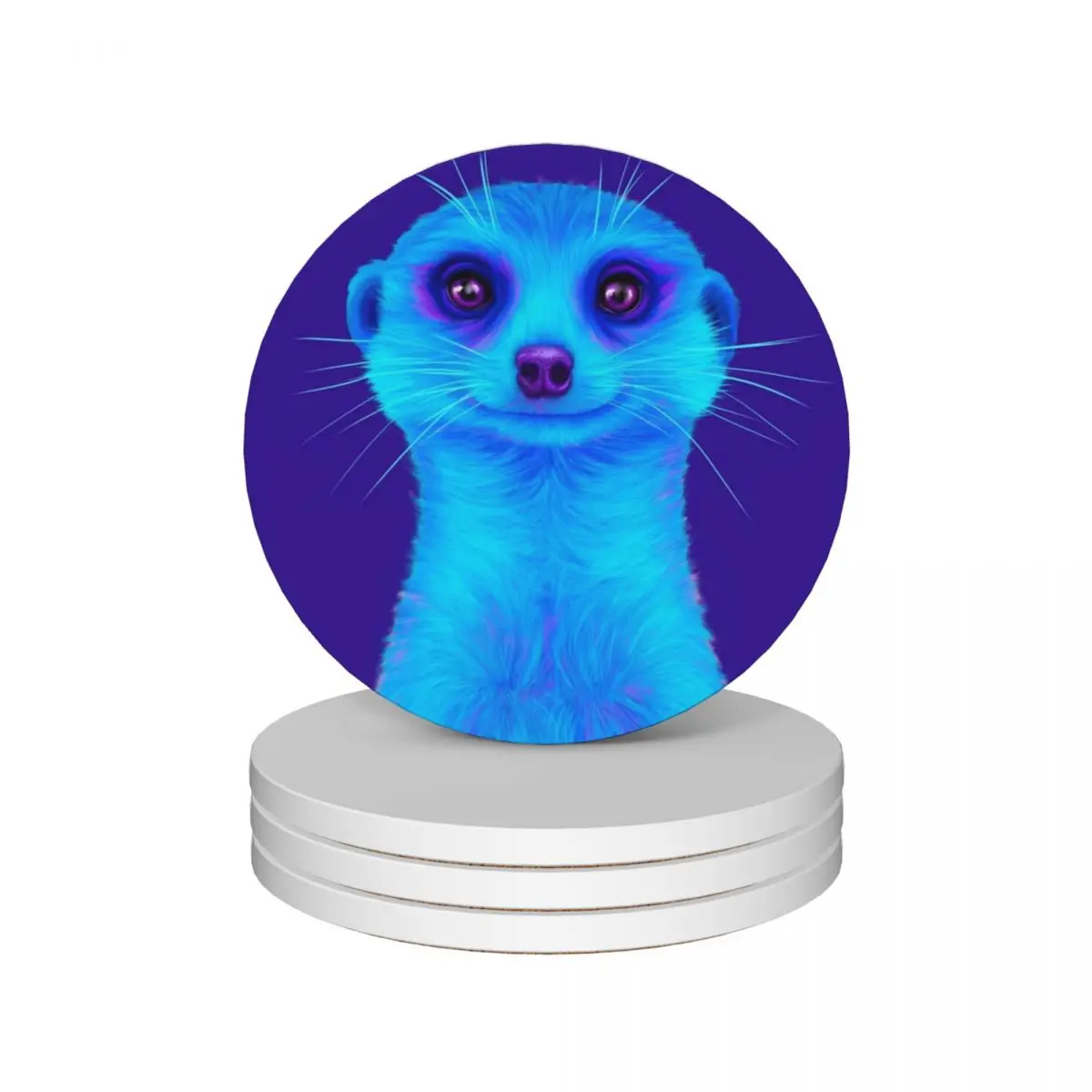 Blue Meerkat Ceramic Coasters (Set of 4) cup set for the kitchen accessories ceramic Coasters
Blue Meerkat Ceramic Coasters (Set of 4) cup set for the kitchen accessories ceramic Coasters