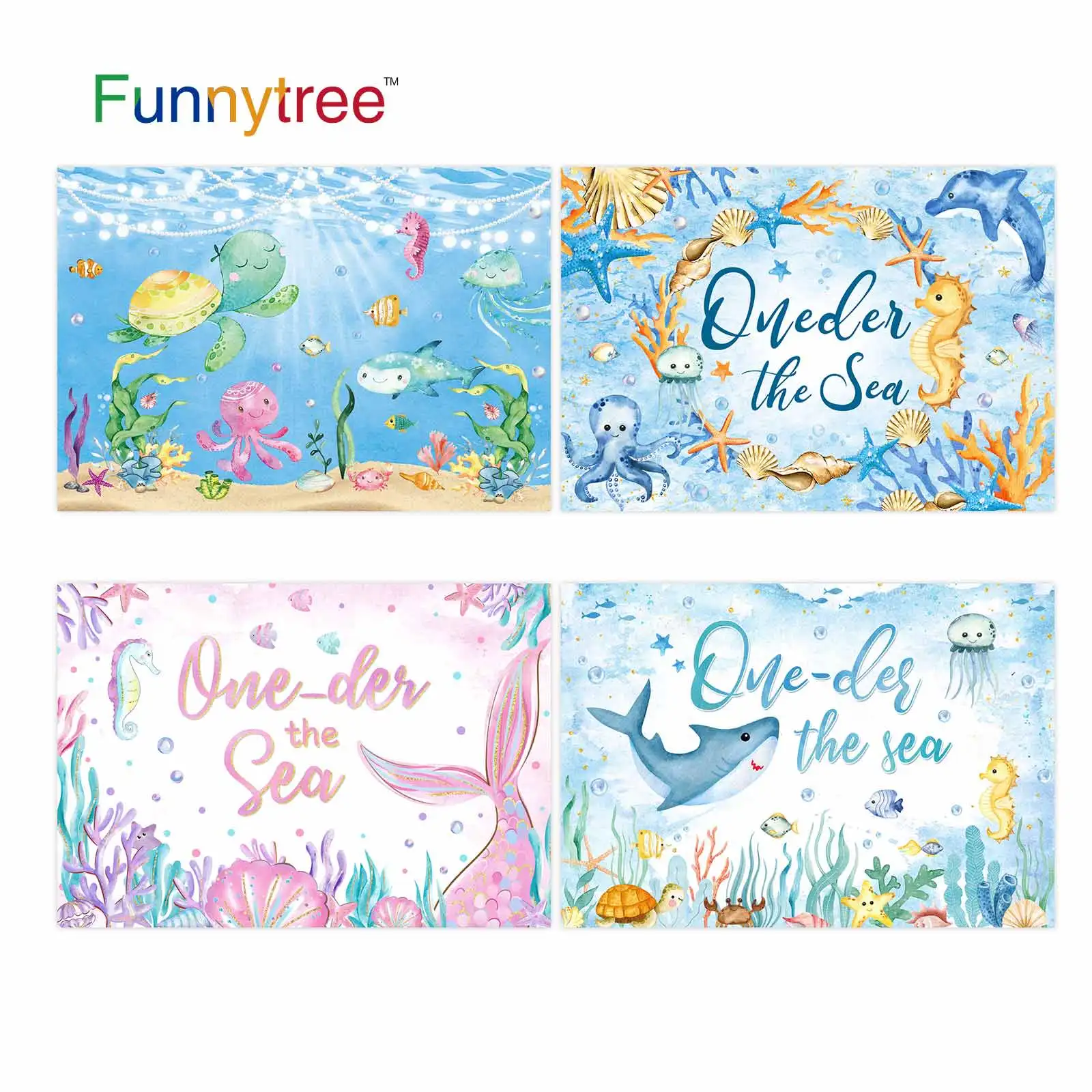 Funnytree One-der the Sea 1st Birthday Party Background Ocean Marine Life Baby Shower Newborn Shark Decor Photozone Backdrop
Funnytree One-der the Sea 1st Birthday Party Background Ocean Marine Life Baby Shower Newborn Shark Decor Photozone Backdrop