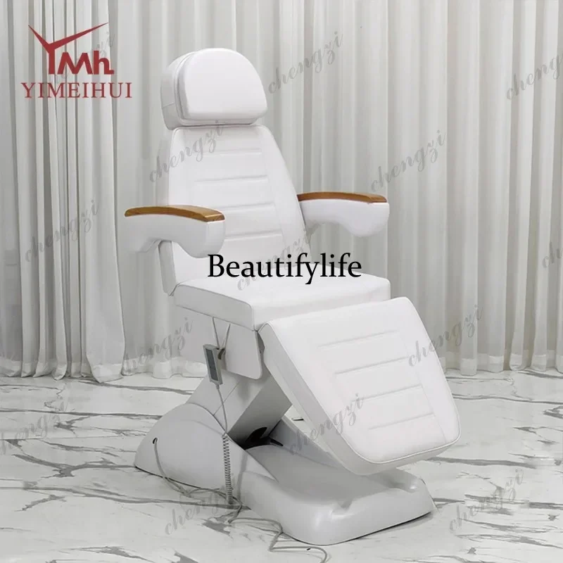 M138 TTT Salon Furniture White 3 Motors Electric Cosmetic Treatment Massage Table Aesthetic Chair Electric Beauty Bed
M138 TTT Salon Furniture White 3 Motors Electric Cosmetic Treatment Massage Table Aesthetic Chair Electric Beauty Bed