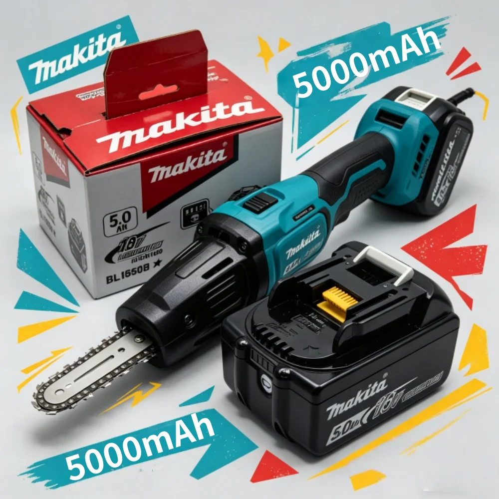 18V Makita 5Ah 100% Genuine Battery for Makita Battery BL1840 BL1860B BL1850B BL1850 BL1860 BL1815 Replacement Lithium Battery
18V Makita 5Ah 100% Genuine Battery for Makita Battery BL1840 BL1860B BL1850B BL1850 BL1860 BL1815 Replacement Lithium Battery