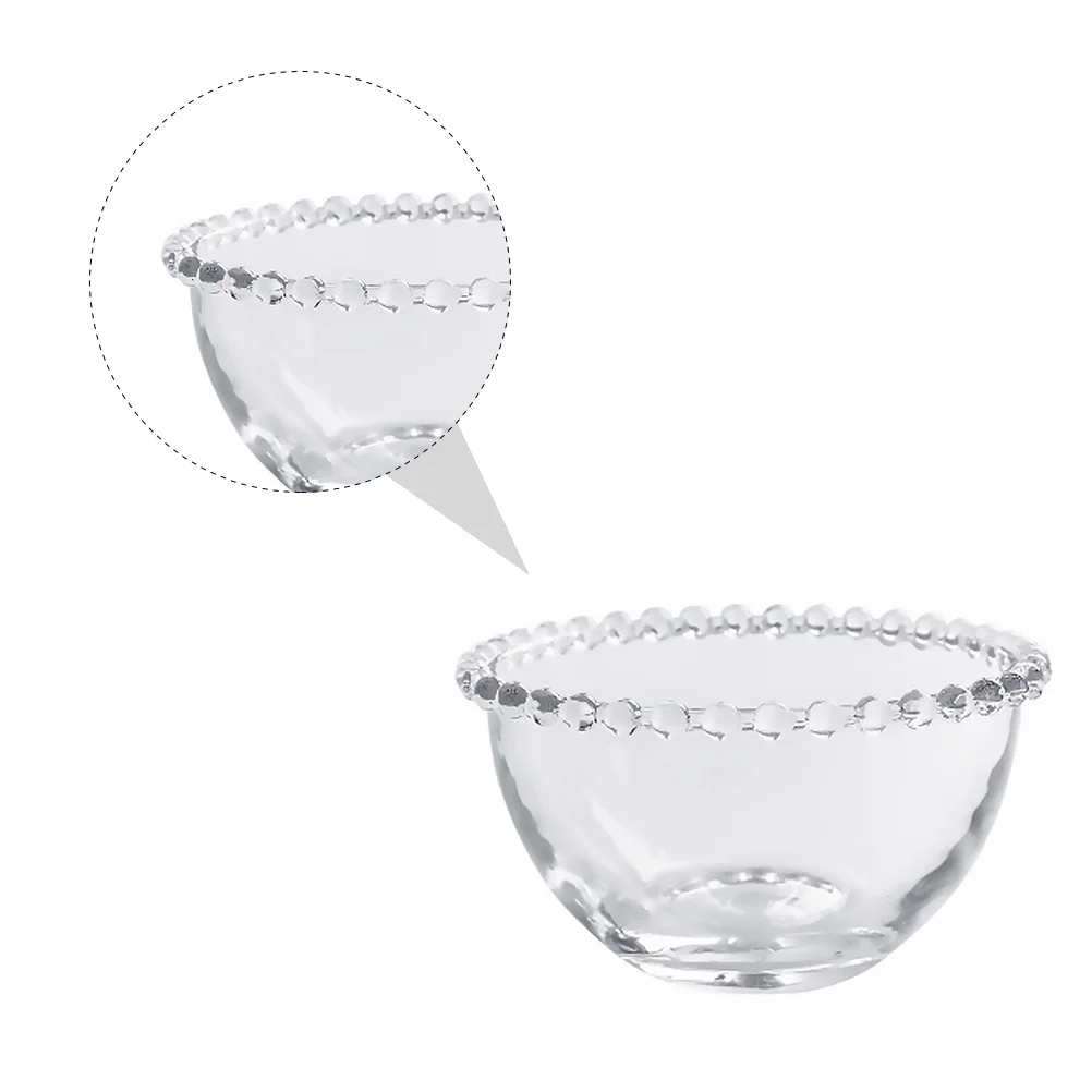 1Pcs Glass Saucer with Elegant Pearl Rim Clear Bowl for Fruit Salad Dessert Snack Serving Dish Food Container Dinnerware Set
1Pcs Glass Saucer with Elegant Pearl Rim Clear Bowl for Fruit Salad Dessert Snack Serving Dish Food Container Dinnerware Set