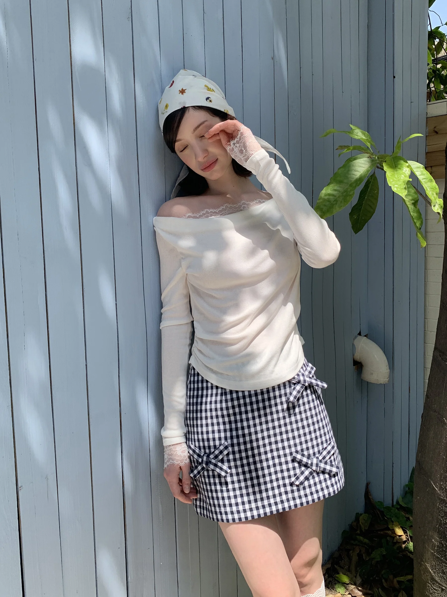 Elegant Lace Splice Long Sleeve T-Shirt Women's One-Shoulder Slimming Base Shirt Inner Design Sense Top JDE
Elegant Lace Splice Long Sleeve T-Shirt Women's One-Shoulder Slimming Base Shirt Inner Design Sense Top JDE