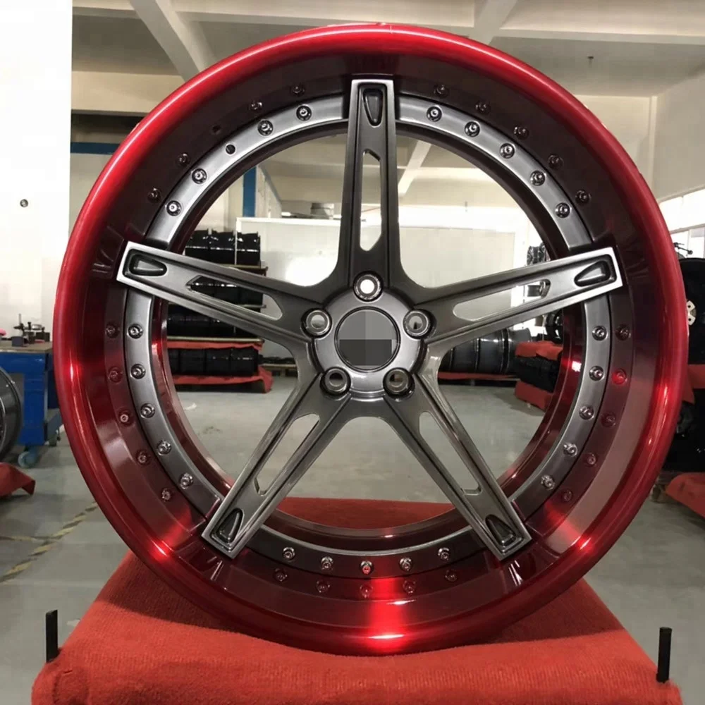 Brushed Red Grey 2-Piece 19 20 21 Inch 5x112 Deep Dish Passenger Car Alloy Wheels Rims for Ben z Au di B MW
Brushed Red Grey 2-Piece 19 20 21 Inch 5x112 Deep Dish Passenger Car Alloy Wheels Rims for Ben z Au di B MW